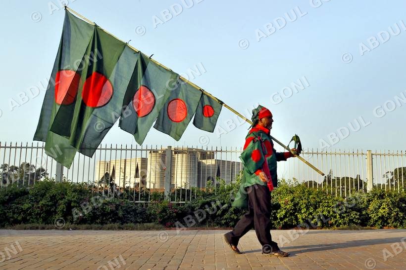 Flags at Dawn